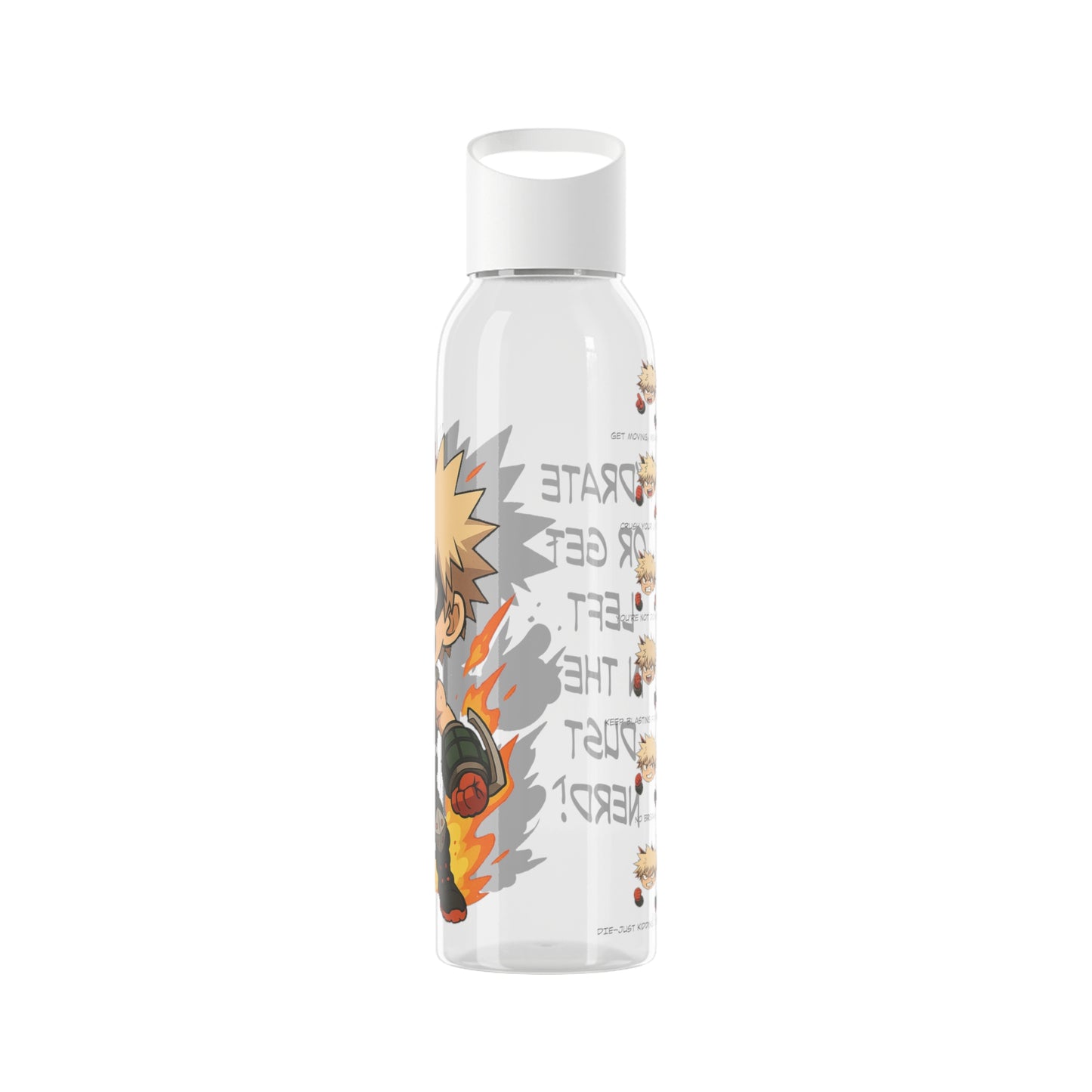 Anime-Inspired Water Bottle - Perfect for Fans, Hydration on the Go, Unique Gift, Motivational, Eco-Friendly