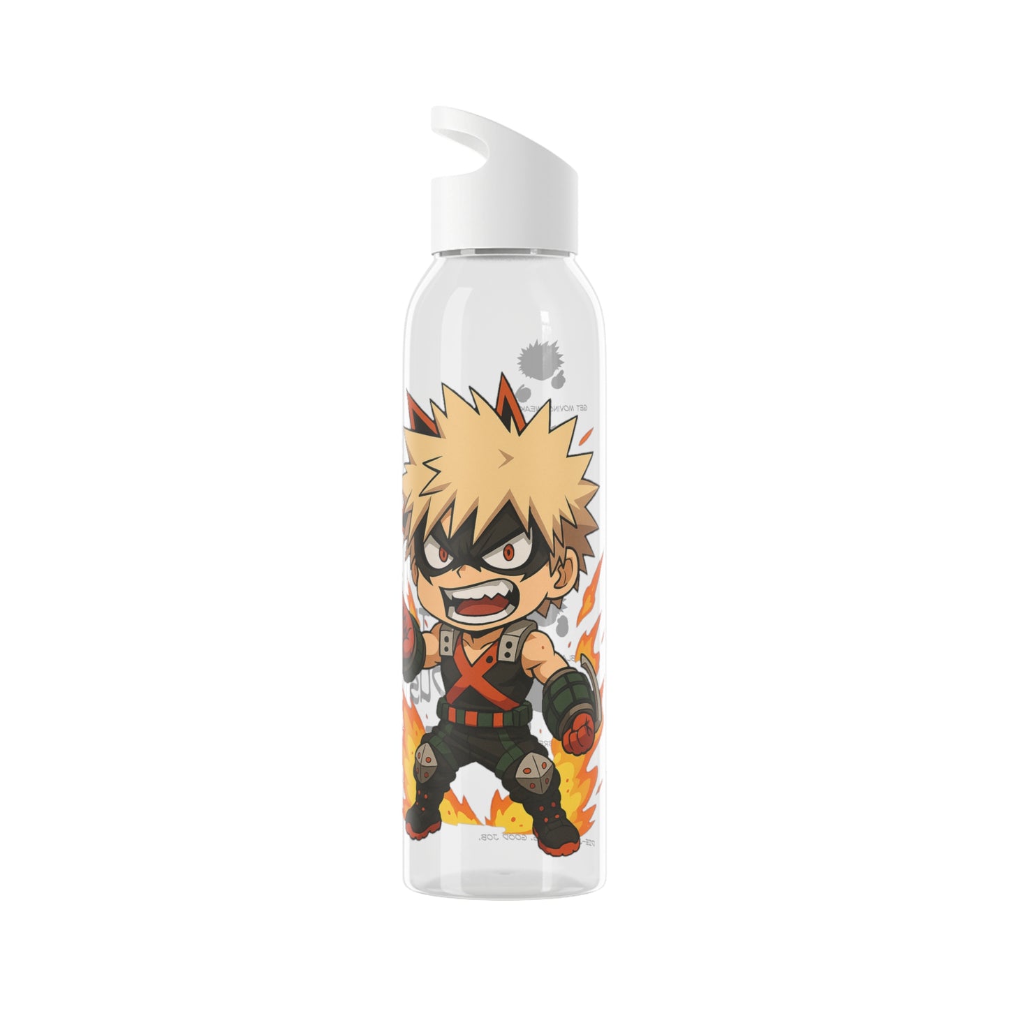 Anime-Inspired Water Bottle - Perfect for Fans, Hydration on the Go, Unique Gift, Motivational, Eco-Friendly
