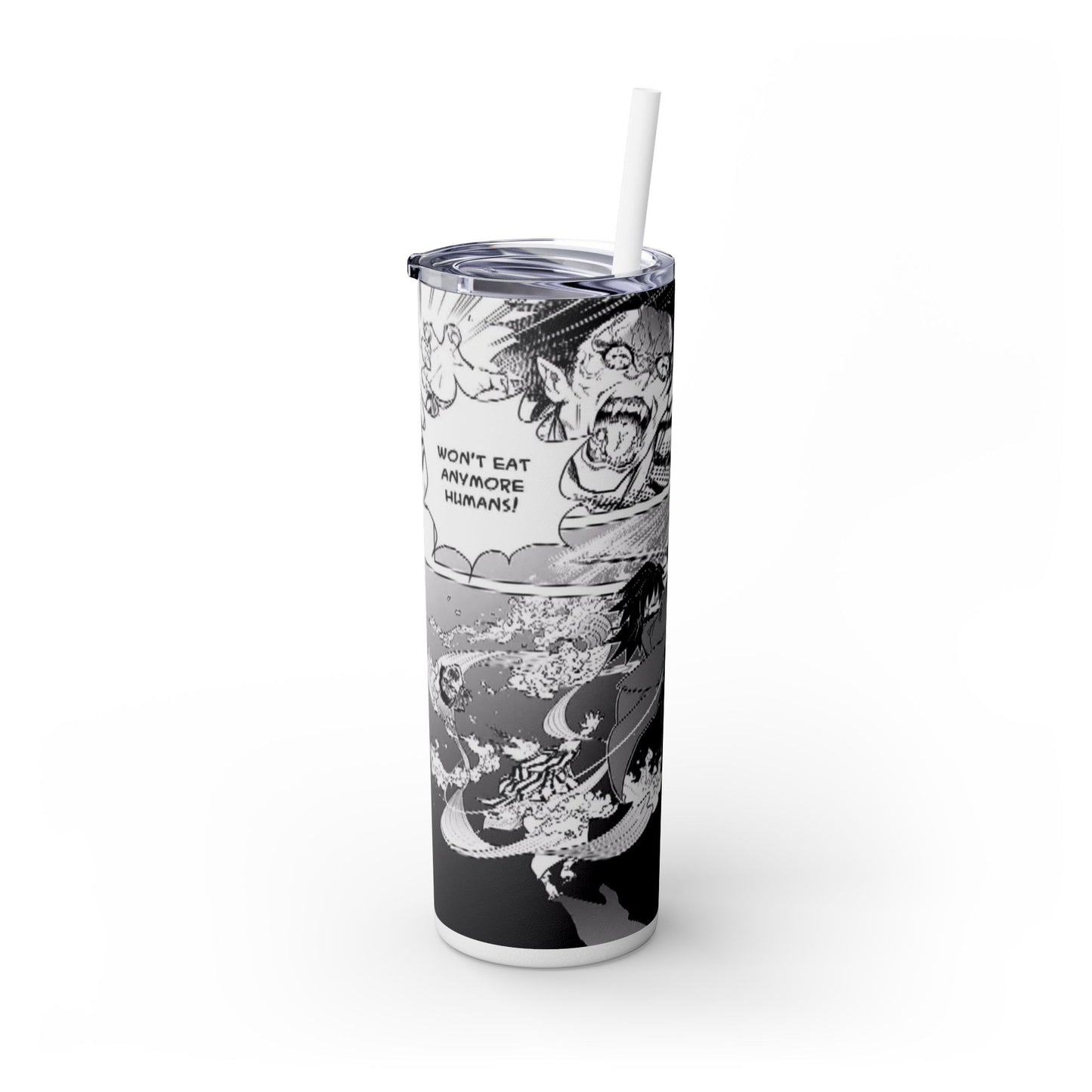 Demon slayer Skinny Tumbler with Straw, 20oz
