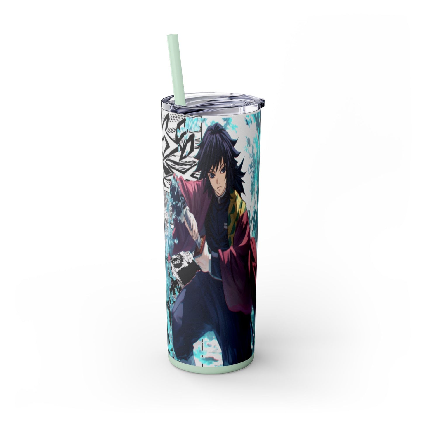 Demon slayer Skinny Tumbler with Straw, 20oz