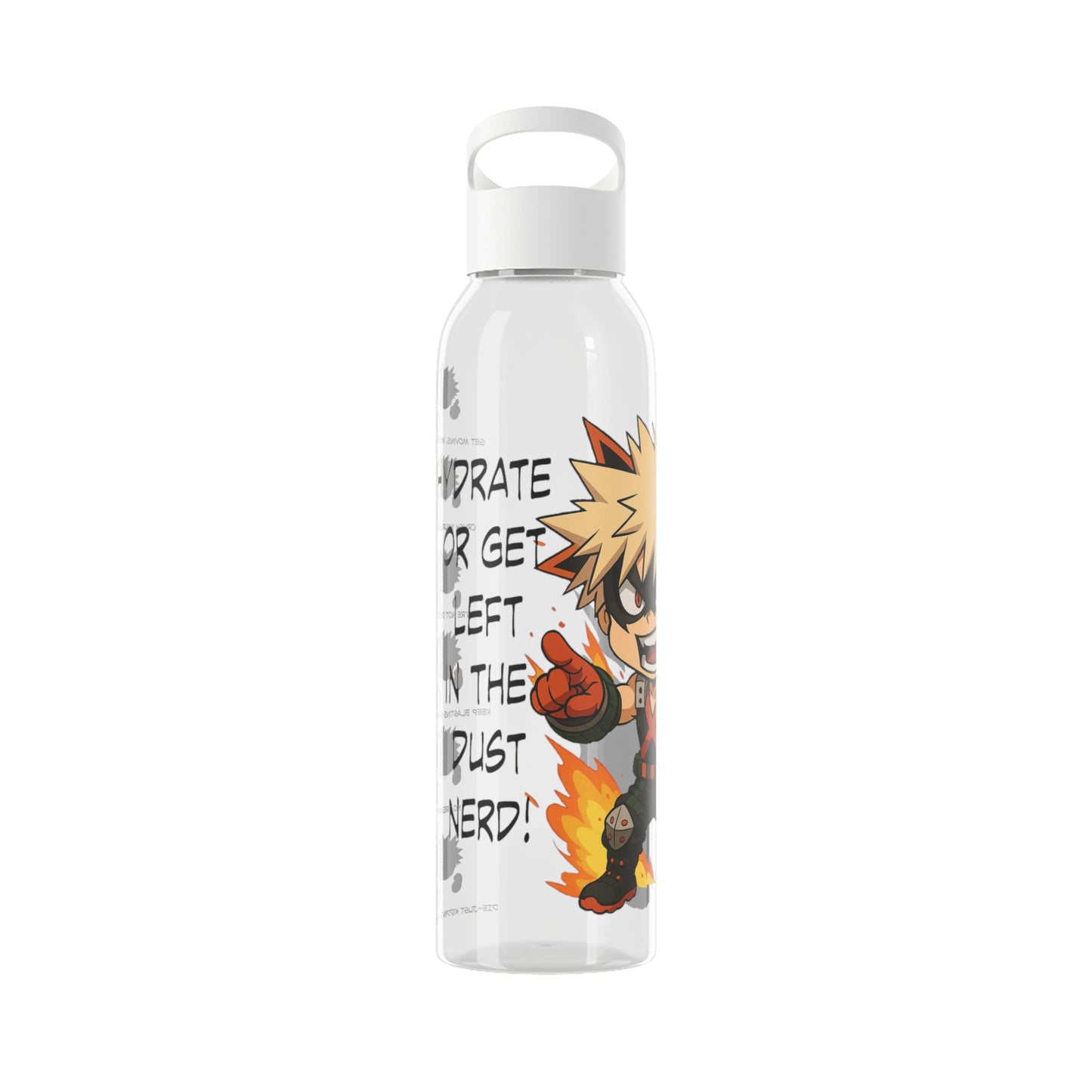Anime-Inspired Water Bottle - Perfect for Fans, Hydration on the Go, Unique Gift, Motivational, Eco-Friendly