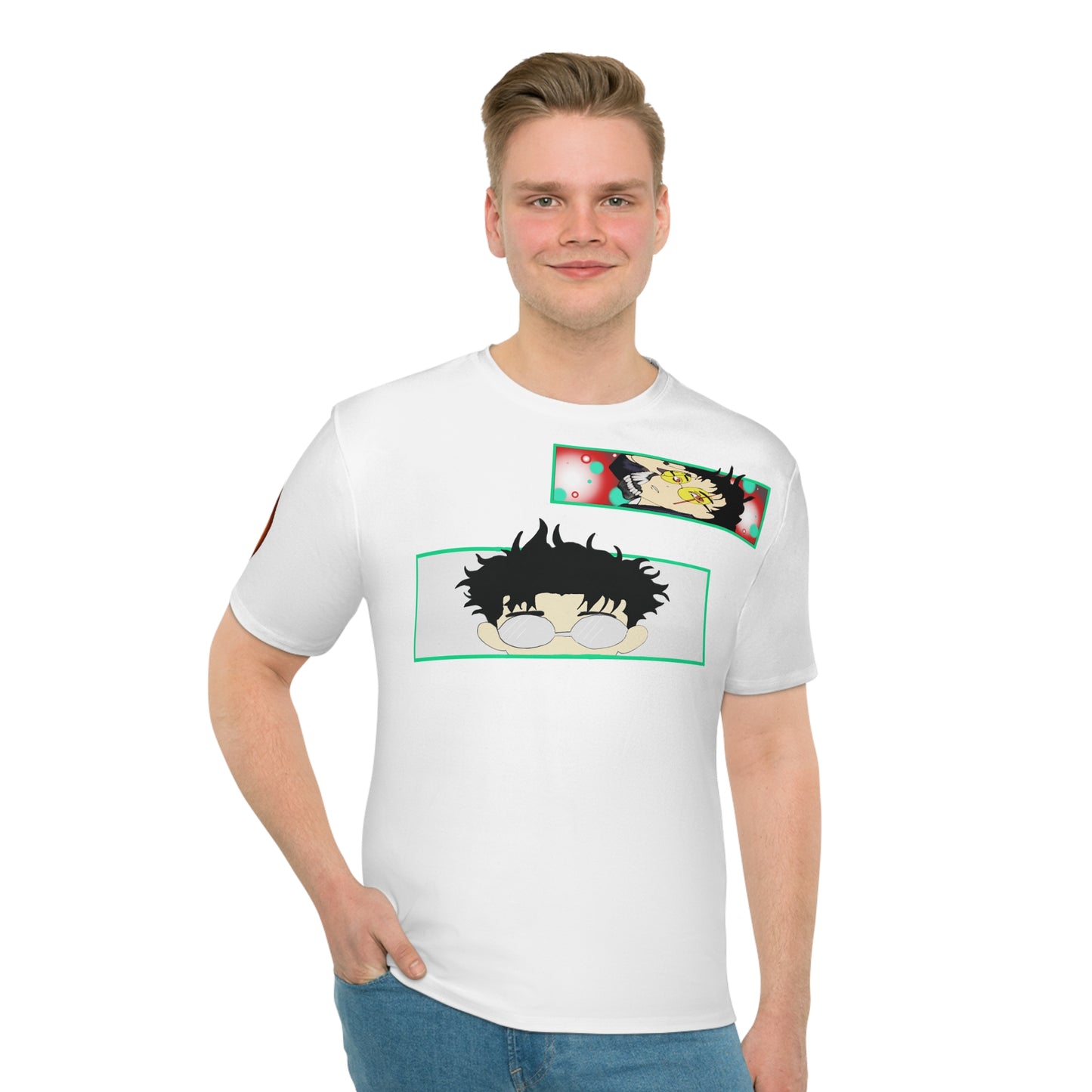 Unisex Graphic Tee, Anime-Inspired Fashion Top for Casual Wear, Perfect for Daily Outfits, Gifts for Anime Fans, Unique Style T-Shirt