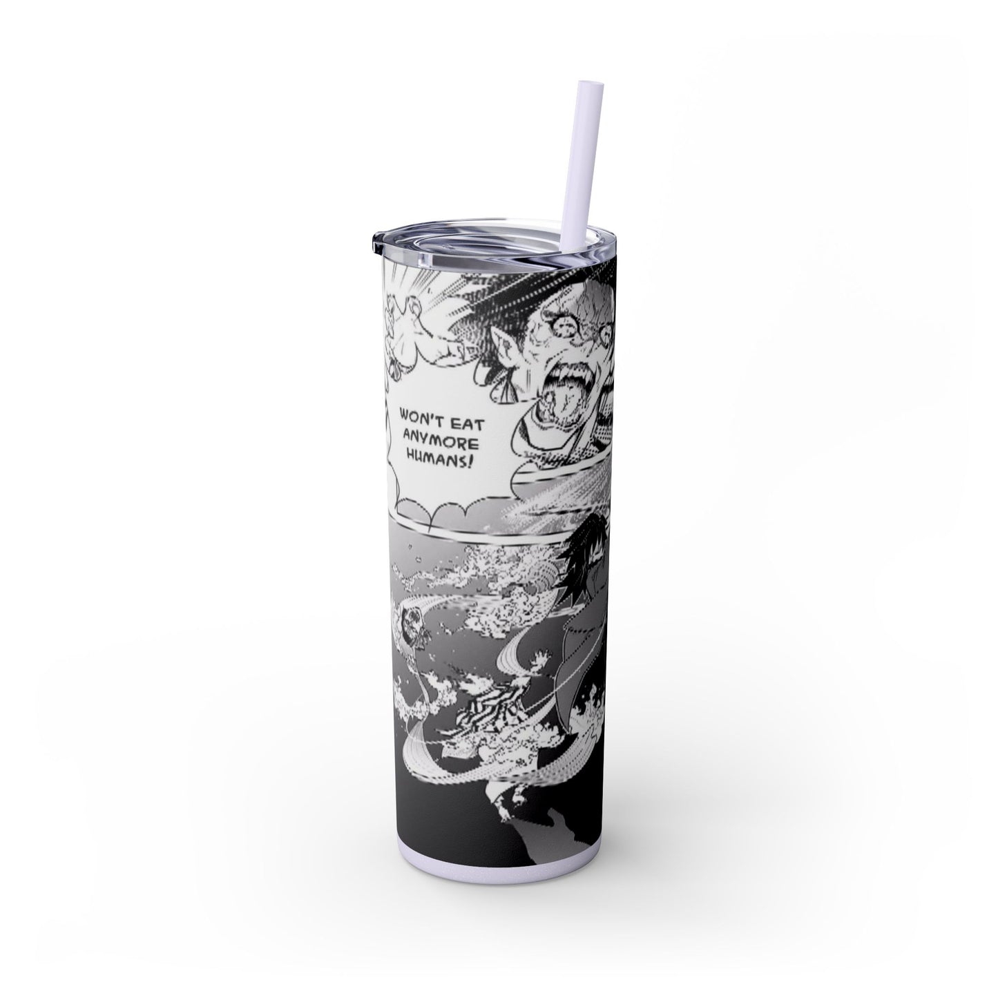 Demon slayer Skinny Tumbler with Straw, 20oz