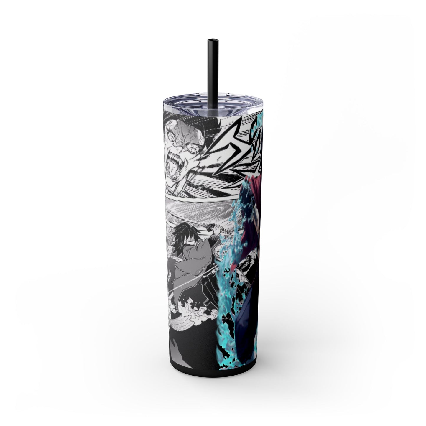Demon slayer Skinny Tumbler with Straw, 20oz