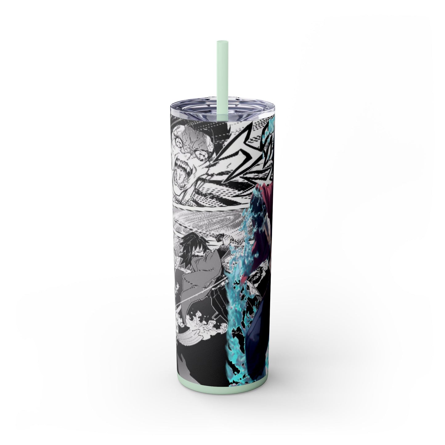 Demon slayer Skinny Tumbler with Straw, 20oz