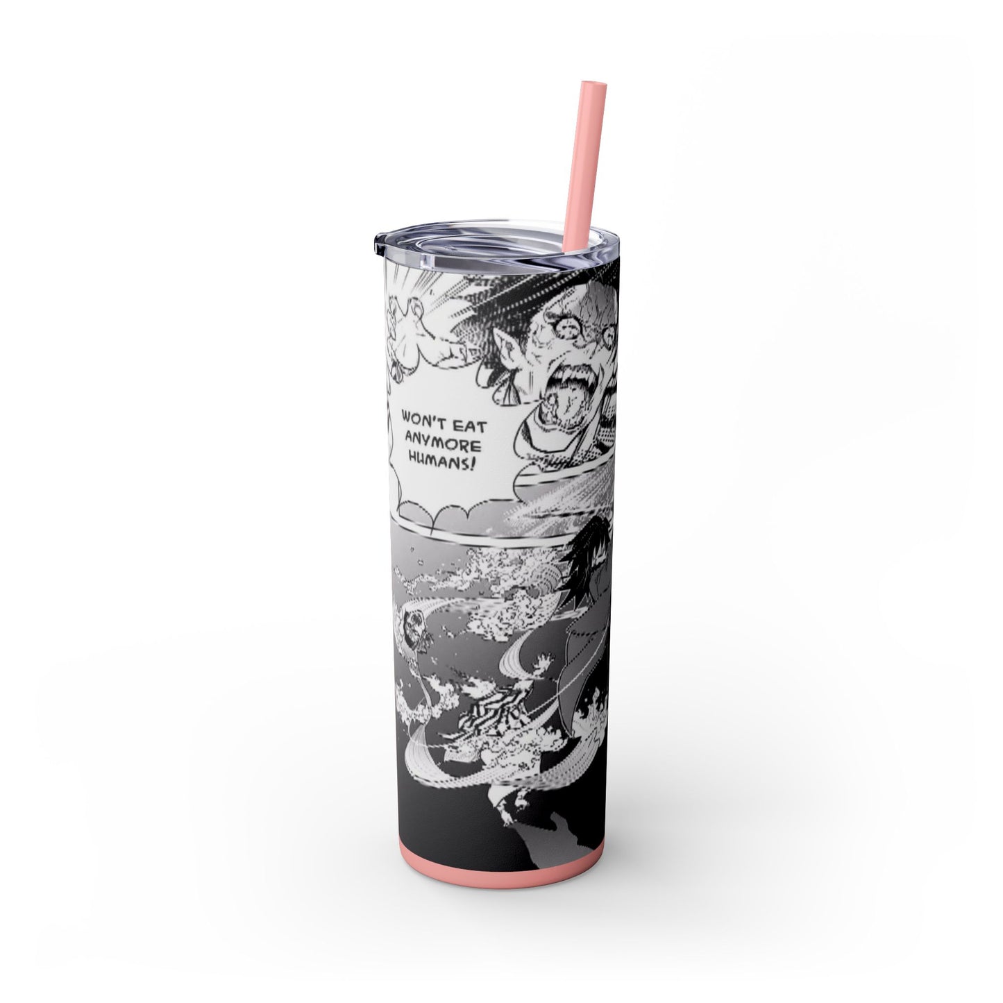 Demon slayer Skinny Tumbler with Straw, 20oz