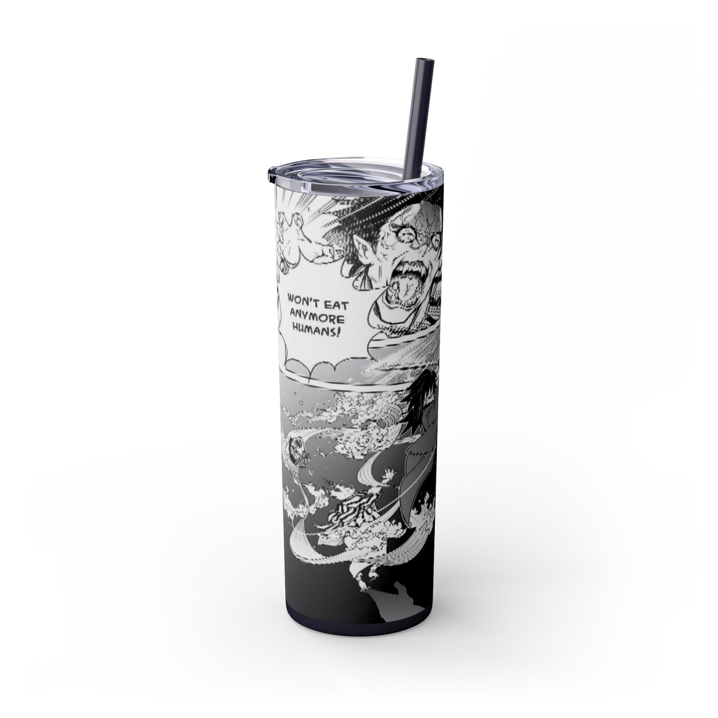 Demon slayer Skinny Tumbler with Straw, 20oz