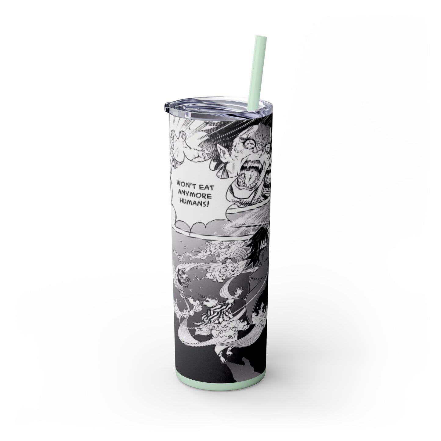 Demon slayer Skinny Tumbler with Straw, 20oz
