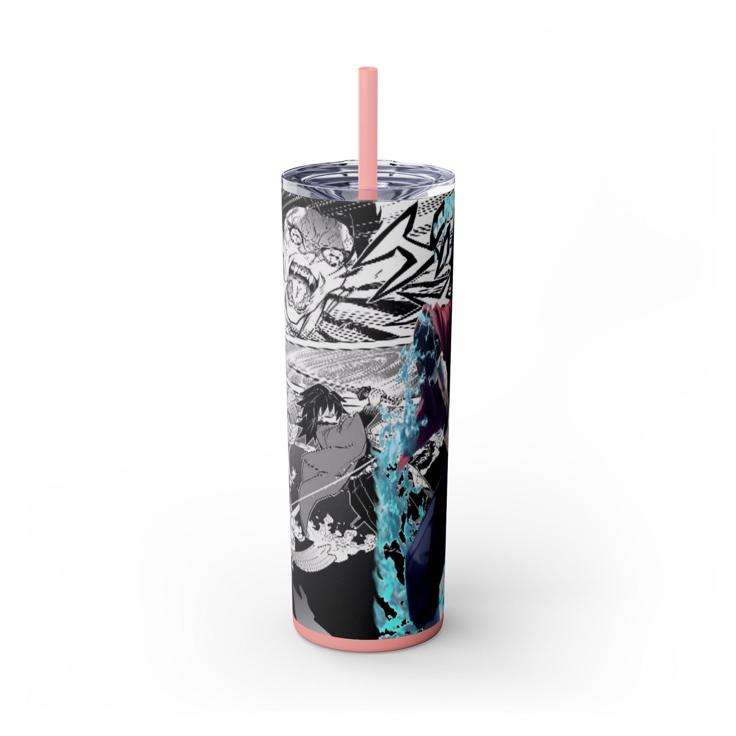 Demon slayer Skinny Tumbler with Straw, 20oz