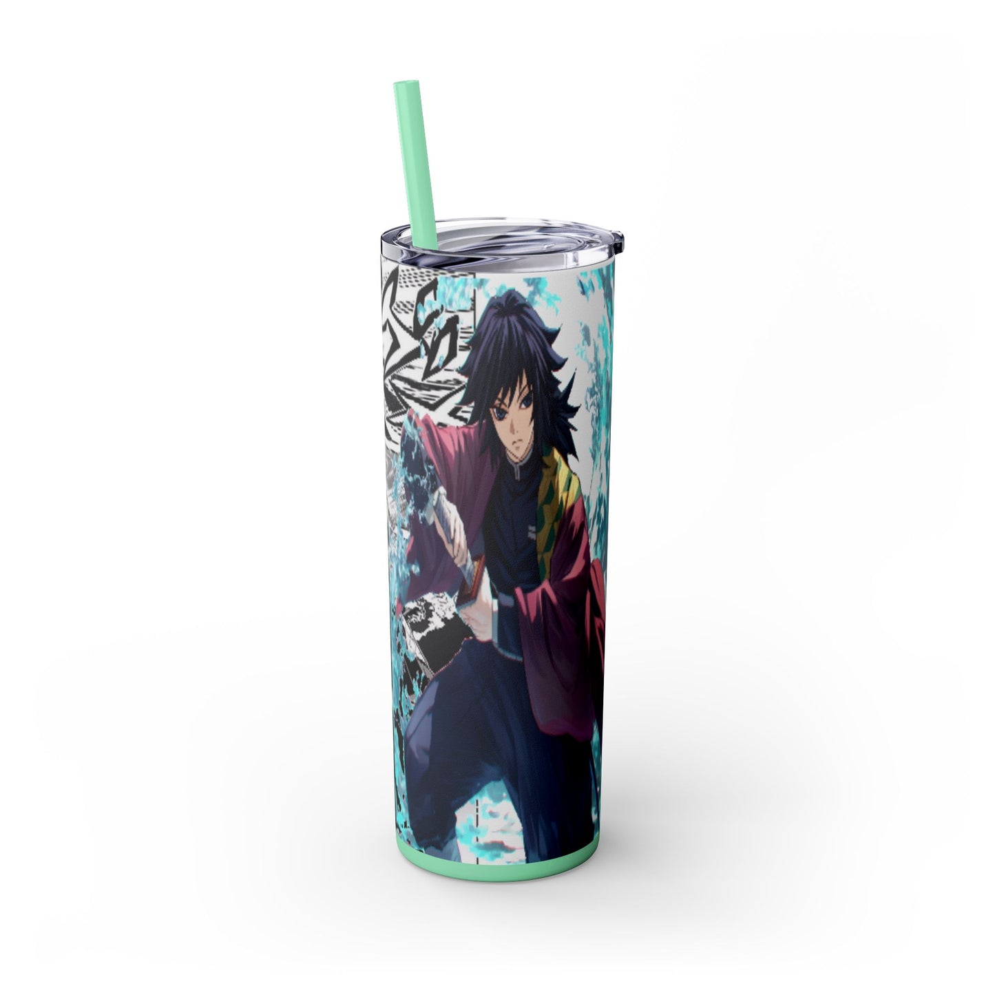 Demon slayer Skinny Tumbler with Straw, 20oz