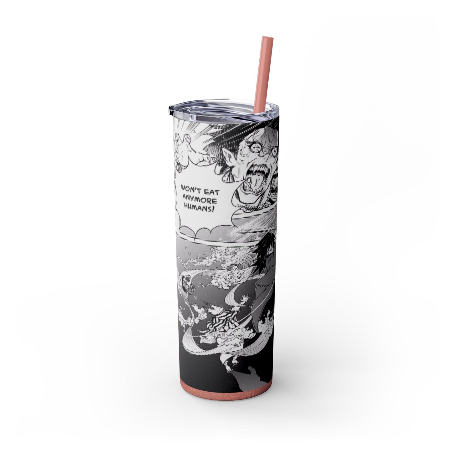 Demon slayer Skinny Tumbler with Straw, 20oz
