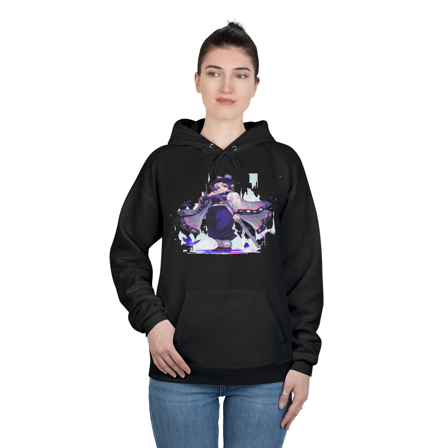 Demon slayer shinobu Unisex EcoSmart® Pullover Hoodie Sweatshirt