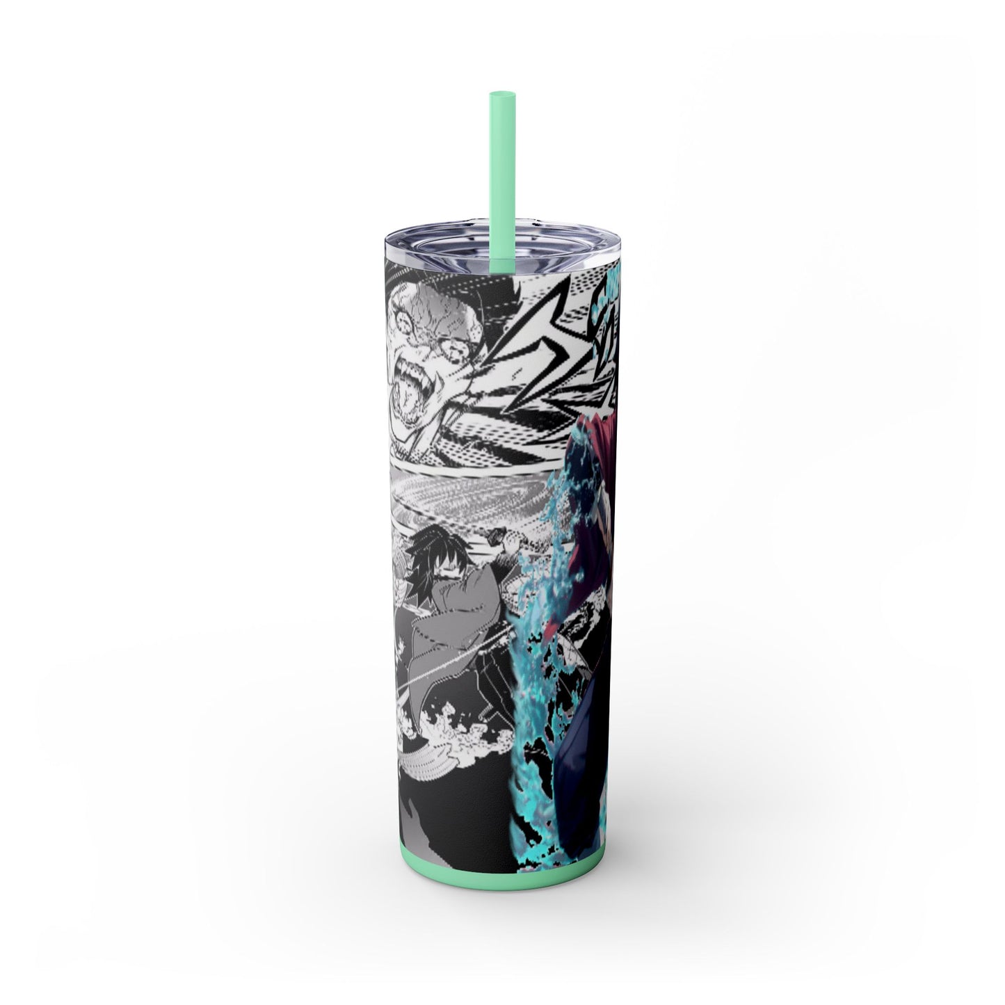 Demon slayer Skinny Tumbler with Straw, 20oz