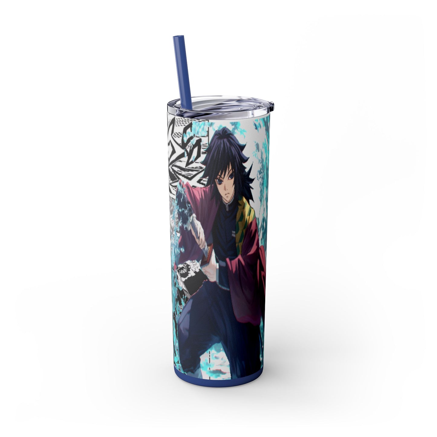 Demon slayer Skinny Tumbler with Straw, 20oz