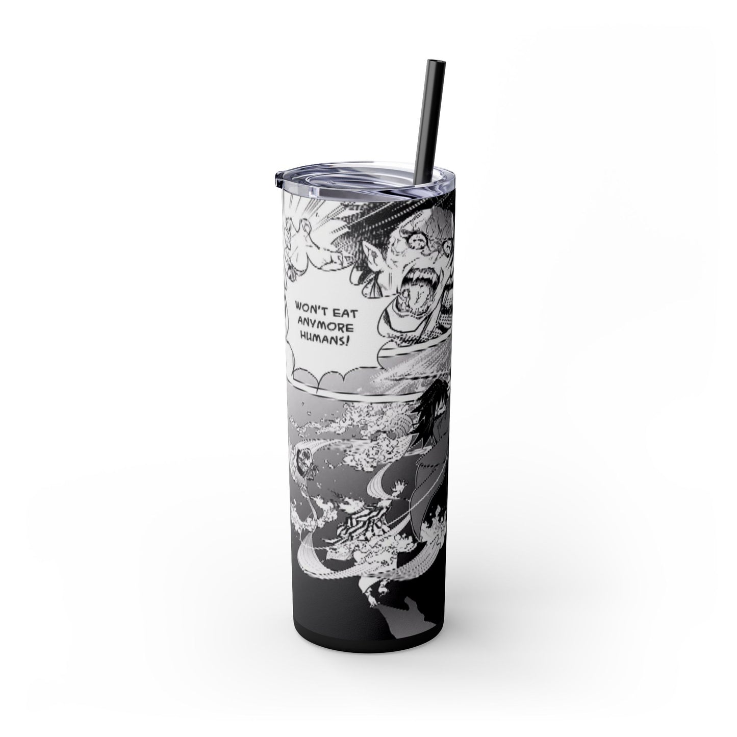 Demon slayer Skinny Tumbler with Straw, 20oz
