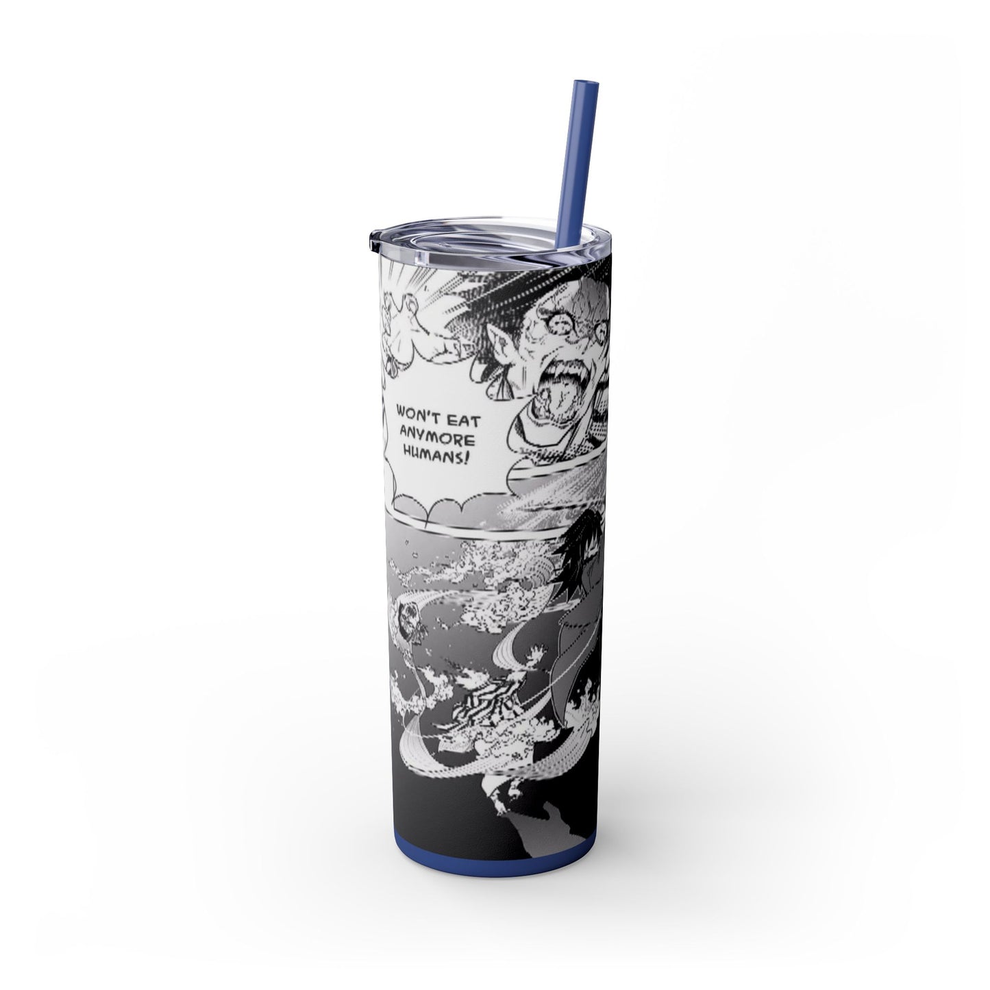 Demon slayer Skinny Tumbler with Straw, 20oz