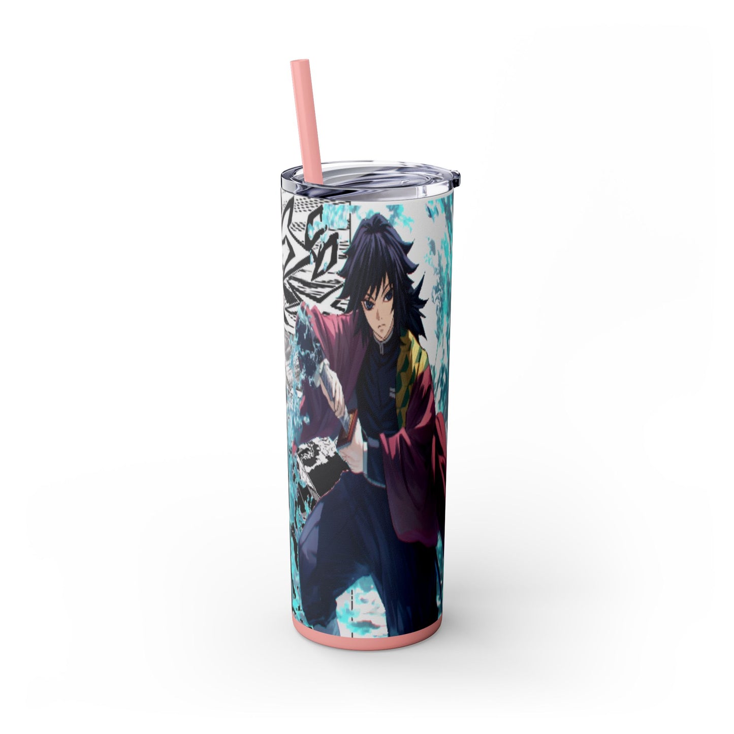 Demon slayer Skinny Tumbler with Straw, 20oz