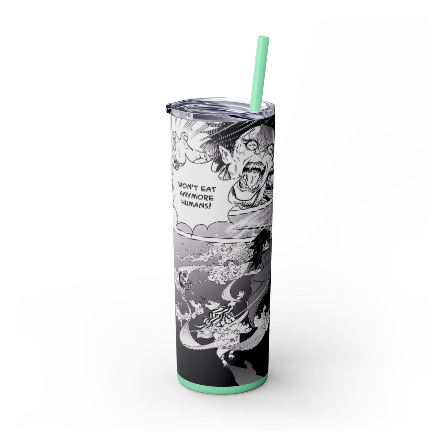 Demon slayer Skinny Tumbler with Straw, 20oz
