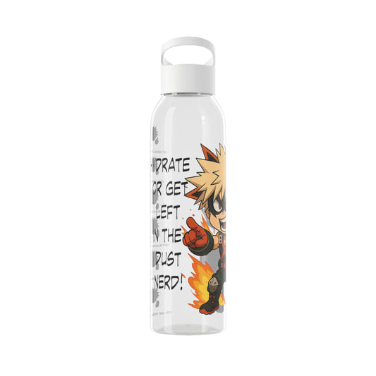 Anime-Inspired Water Bottle - Perfect for Fans, Hydration on the Go, Unique Gift, Motivational, Eco-Friendly