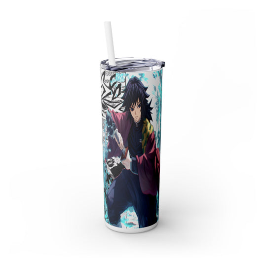 Demon slayer Skinny Tumbler with Straw, 20oz