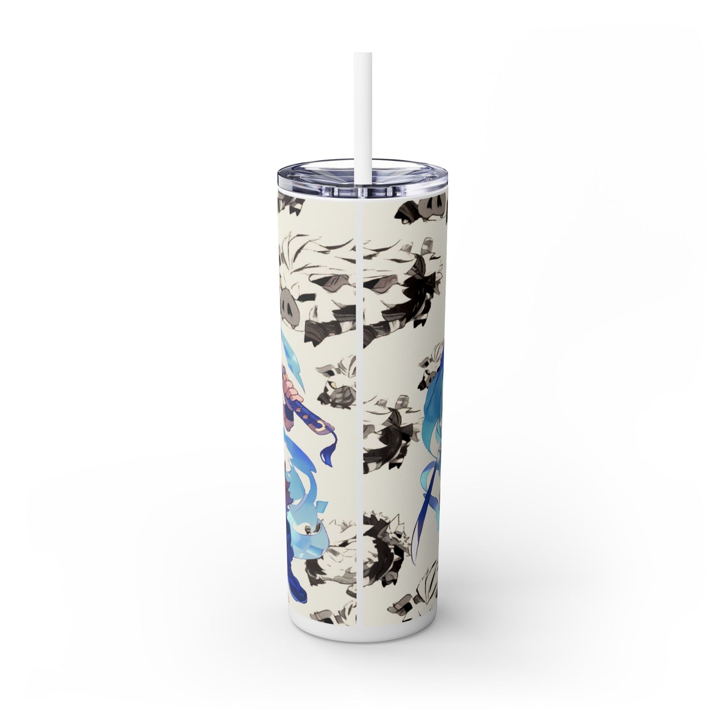 Skinny Tumbler with Straw, 20oz