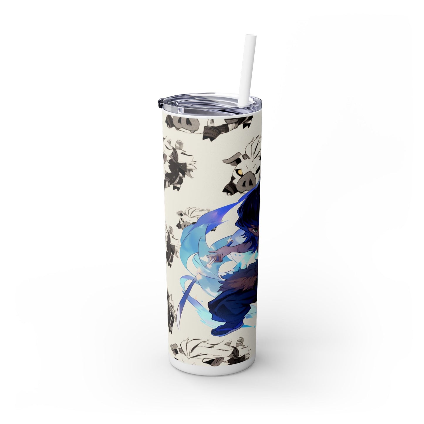 Skinny Tumbler with Straw, 20oz