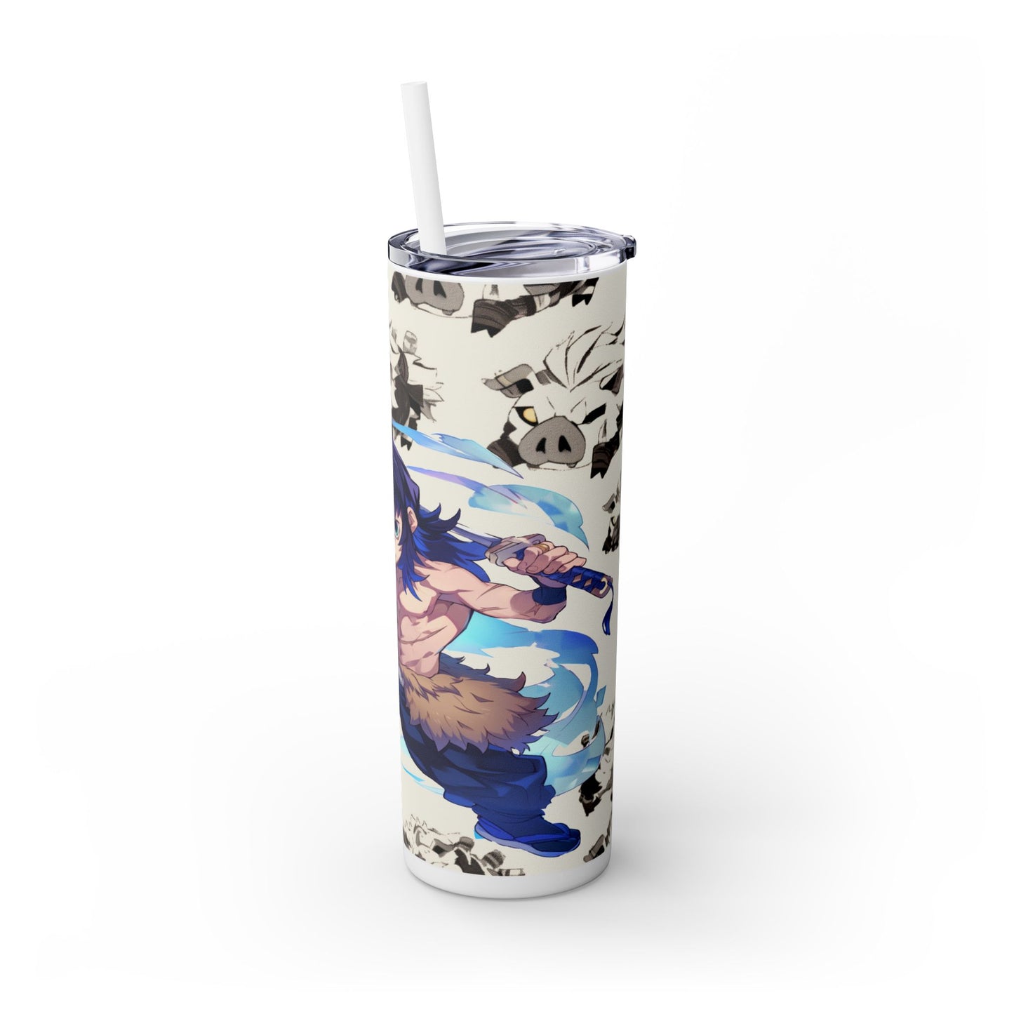 Skinny Tumbler with Straw, 20oz