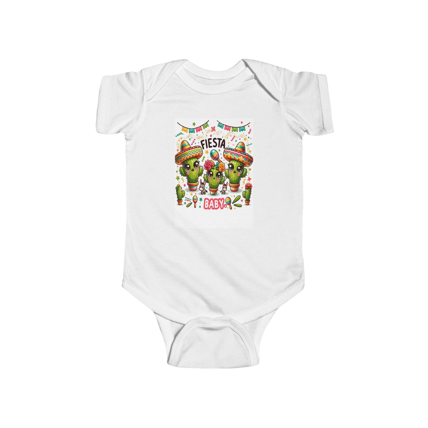Cute Fiesta Baby Bodysuit for Infants - Perfect for Celebrations!