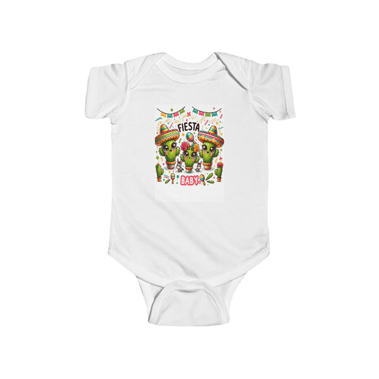 Cute Fiesta Baby Bodysuit for Infants - Perfect for Celebrations!